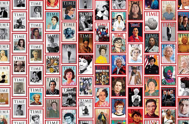 100 Women of the Year. Collage of TIME Magazine covers from March 2020.