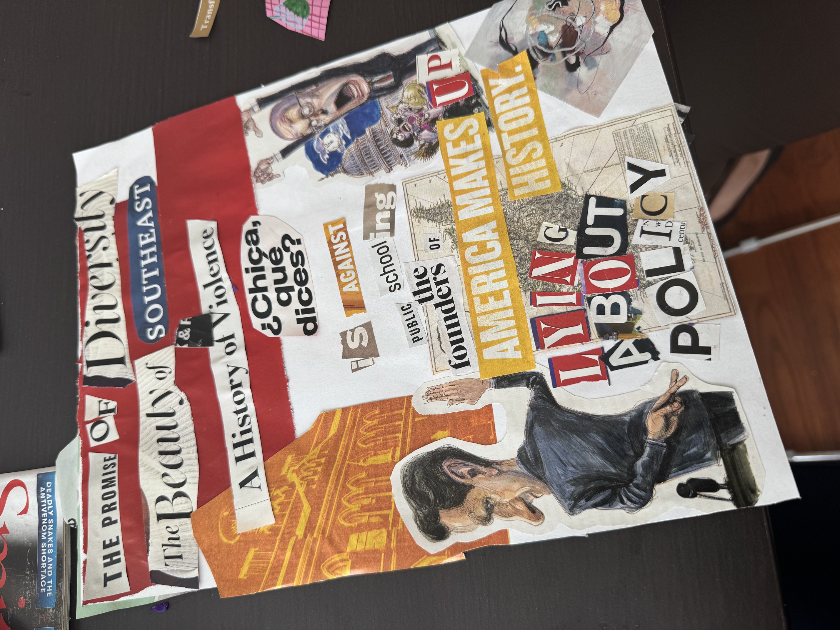 A Zine made my North-Carolina based students 