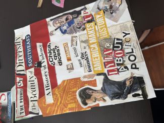 A zine page from the workshop