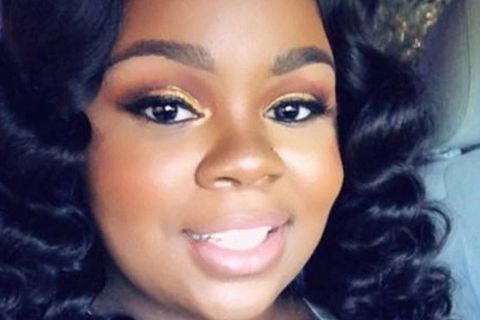 close-up of beautiful, smiling woman, Black woman, Breonna Taylor 