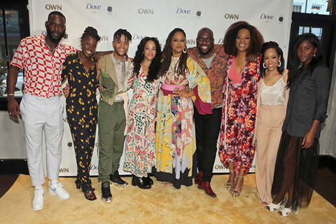 Queen Sugar. Cast of the television show and its director, pose side-by-side.