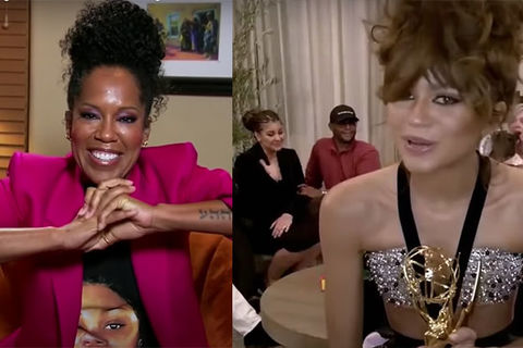 Regina-King and Zendaya. Two Black women of different ages.