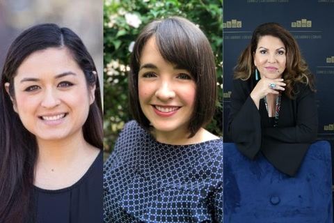 Civil Rights Advocates - from left to right - Jessica Cobian, Carmen Scurato and Brenda V. Castillo