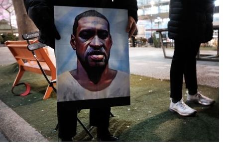 An artist portrait of George Floyd