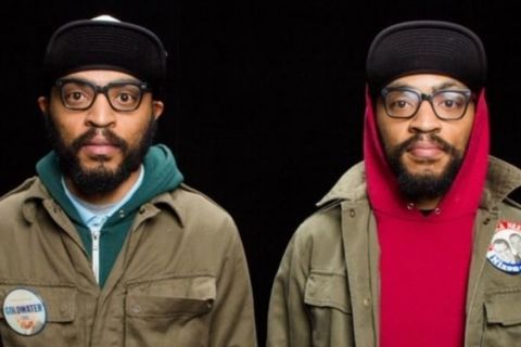 Twin comedians and screenwriters, Kenny and Keith Lucas