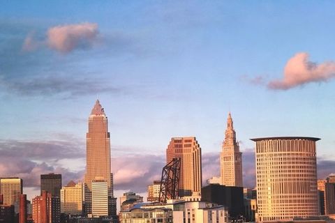 City Skyline of Cleveland, Ohio