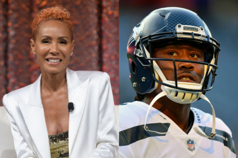 Jada Pinkett Smith (left), Brandon Marshall (right)