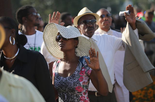 This is How Mourners Entered Michael Brown’s Funeral Services
