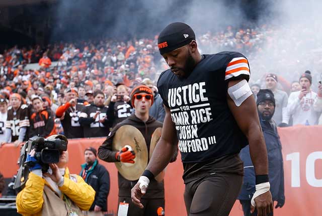 [Video] NFL Football Player Slammed By Cleveland Police Union, Responds
