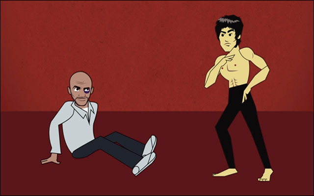 Video: Bruce Lee Meets the Guy Who Got a Groupon for Karate Class
