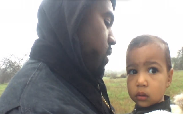 Watch Kanye West Serenade His Daughter in New Video