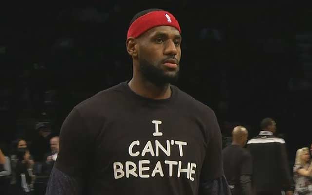 LeBron James, Brooklyn Nets Wear ‘I Can’t Breathe’ Shirts in Front of Royals