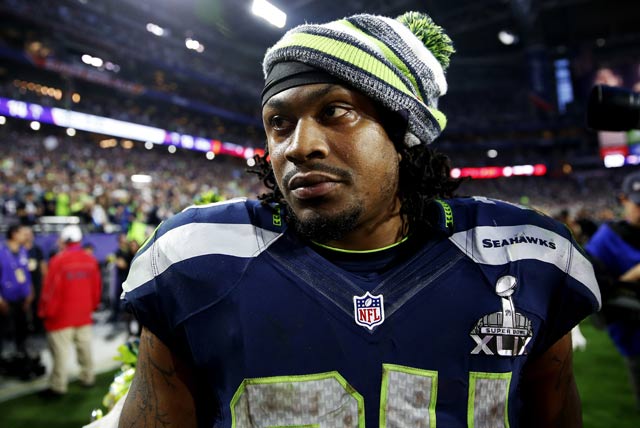 Marshawn Lynch Wants to Trademark ‘I’m Just Here So I Won’t Get Fined’