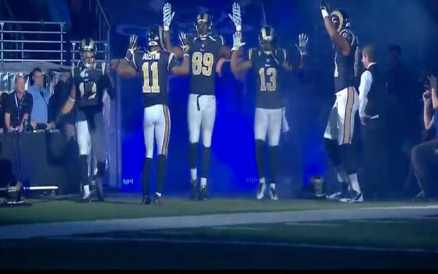 St. Louis Cops Condemn NFL Team’s ‘Hands Up, Don’t Shoot’ Gesture