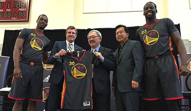 Golden State Warriors, Houston Rockets Unveil NBA’s First Chinese New Year Uniforms