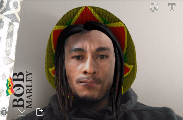 Snapchat Harshes Users’ Buzz With Bob Marley 420 Filter