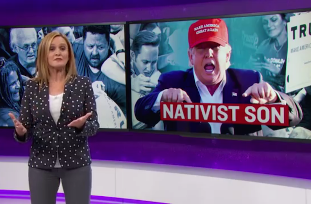 WATCH: Samantha Bee on Trump, Racism and the GOP