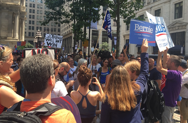#DemsInPhilly: Bernie Sanders’ Supporters Explain Why They’re Standing by Their Man