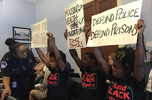 Movement for Black Lives Members Hit Capitol Hill to Press Elected Officials on Economic and Criminal Justice  Issues