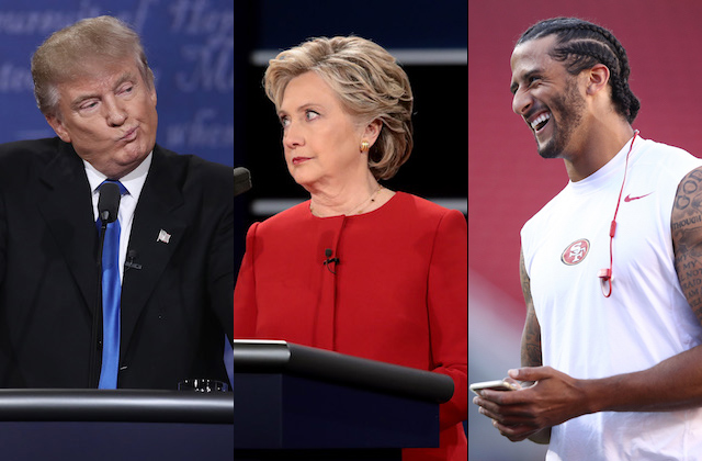 Colin Kaepernick Calls Both Presidential Candidates ‘Liars,’ ‘Racist’ Following Debate