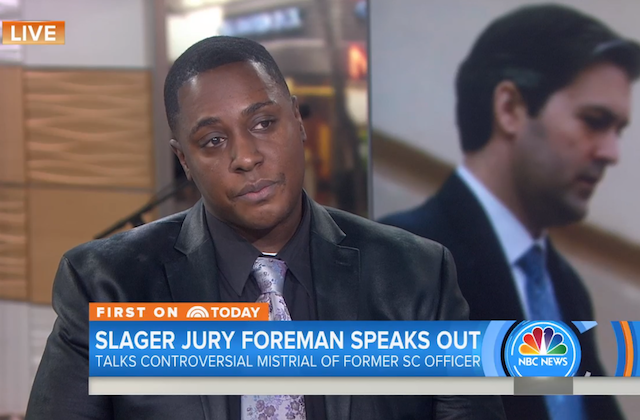 WATCH: Michael Slager Trial Jury Foreman Says Race Wasn’t Major Factor in Mistrial