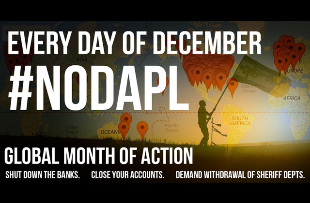 December Kicks Off as #NoDAPL Global Month of Action
