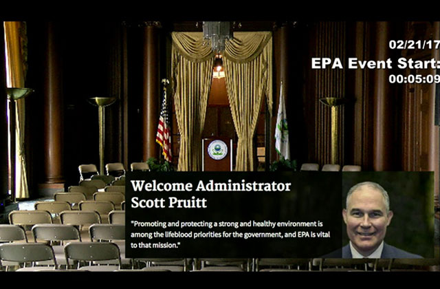 Pruitt Addresses EPA Staff, Talks Energy and Regulation