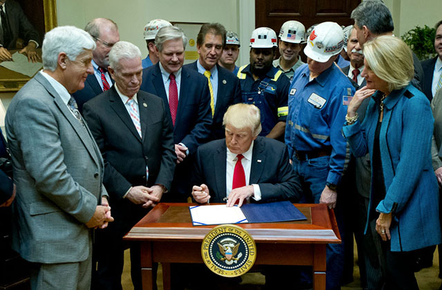 Trump Removes Obama-Era Regulation on Coal Industry