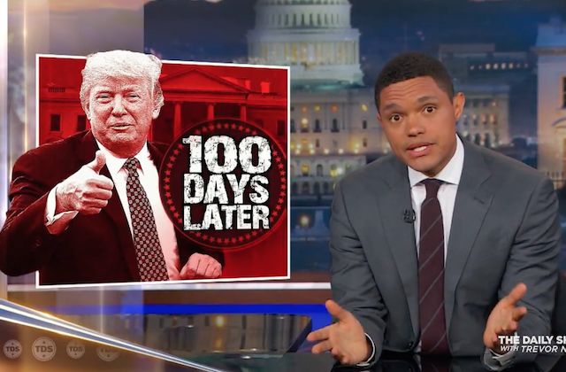 WATCH: Trevor Noah Breaks Down Trump’s First 100 Days