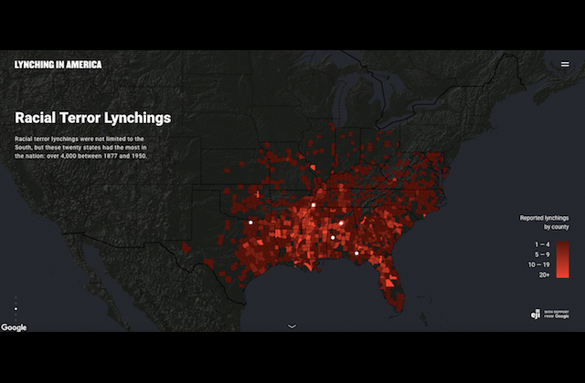 This Interactive Website Maps Lynchings in Jim Crow America