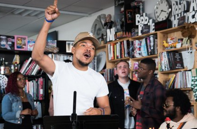 Chance the Rapper Premieres New Poem, Covers Stevie Wonder for ‘Tiny Desk’ Show