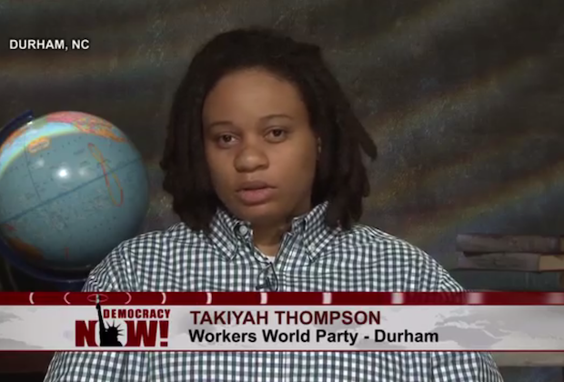 WATCH: Takiyah Thompson Explains Why She Helped Topple the Confederate Statue in Durham