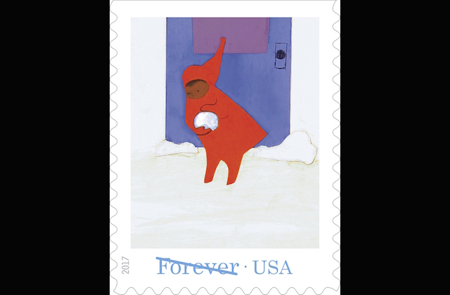 USPS Dedicates Stamp Series to Color Barrier-Breaking Children’s Book, ‘The Snowy Day’