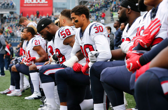 Players Kneel After Texans Team Owner Calls Them ‘Inmates,’ Kaepernick’s Lawyers Press for Seat at the Table