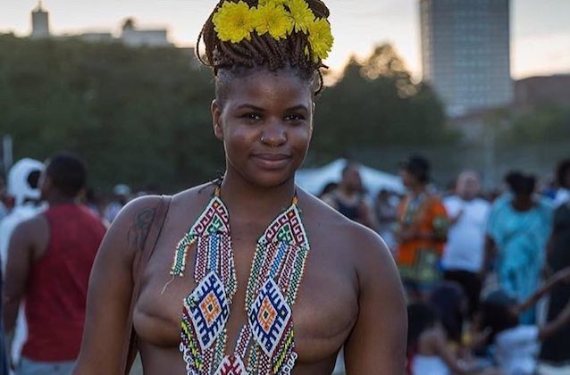 This Queer Black Cancer Survivor Showed Her Mastectomy Scars at New York Fashion Week