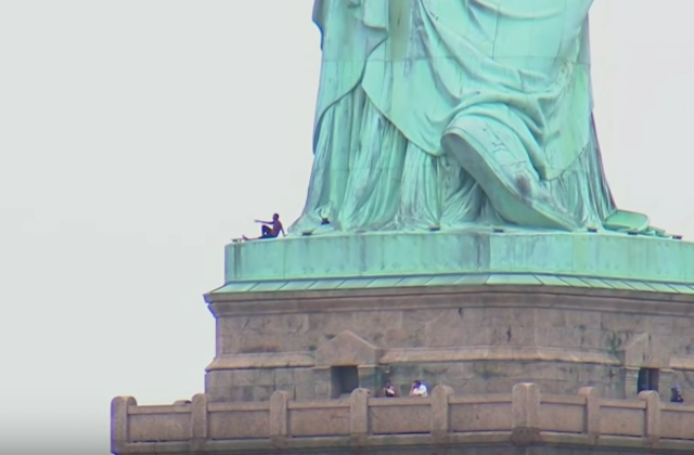 UPDATE: Protester Who Scaled Statue of Liberty to Protest ICE Released