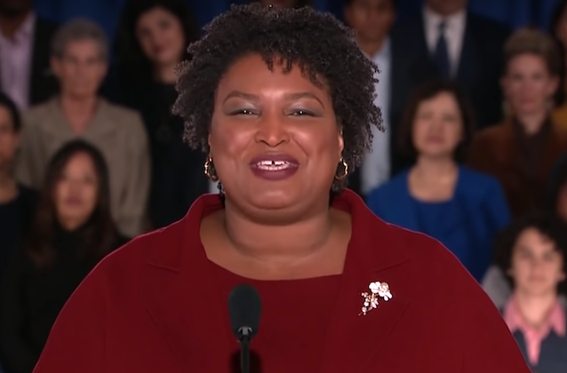 ICYMI: Watch Stacey Abrams Push Back On Trump’s State of the Union Address