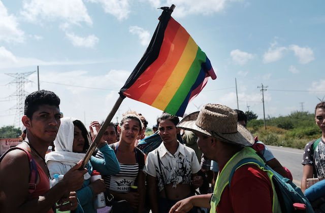LGBTQ Group That Split From the Migrant Caravan Has Arrived at the U.S. Border