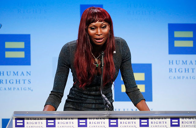 WATCH: Dominique Jackson Delivers Powerful Speech On Trans Women of Color